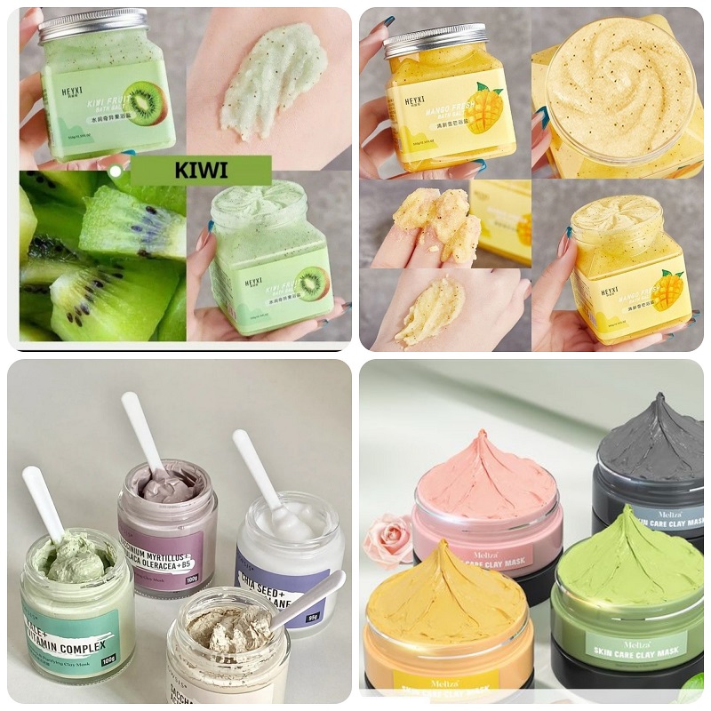 Gia Công Mặt Nạ Đất Sét Giảm Viêm, Se Nhân Mụn, Kiểm Soát Nhờn 