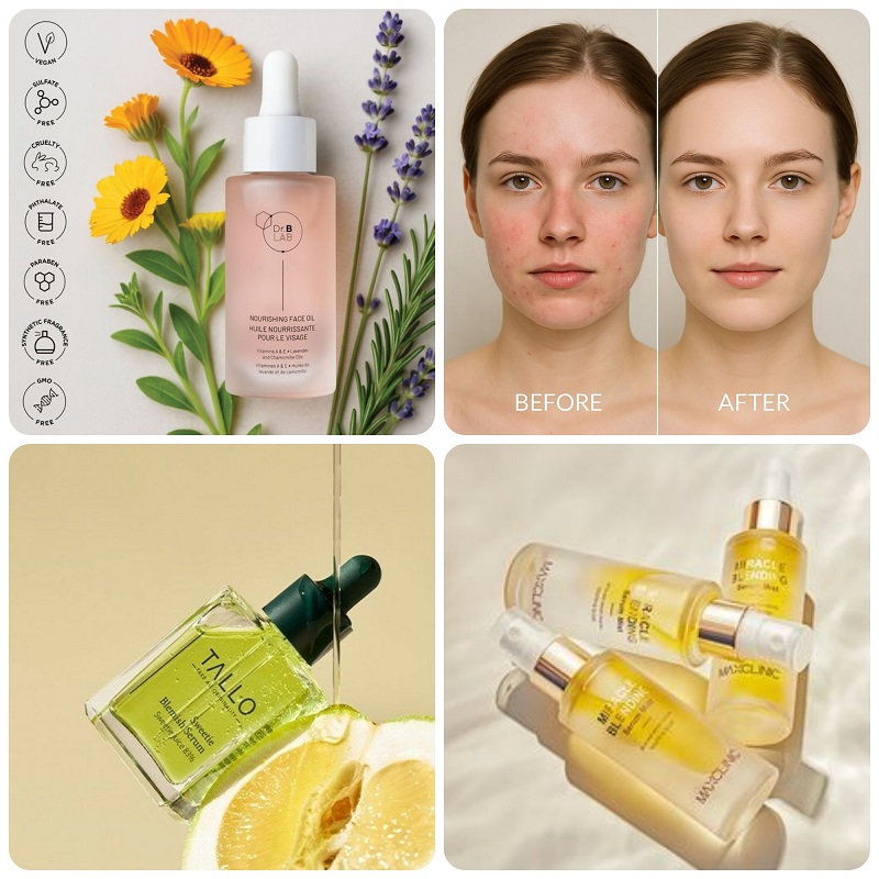 Gia công dầu dưỡng phục hồi da mỏng yếu, mao mạch 3 gia công dầu dưỡng phục hồi da