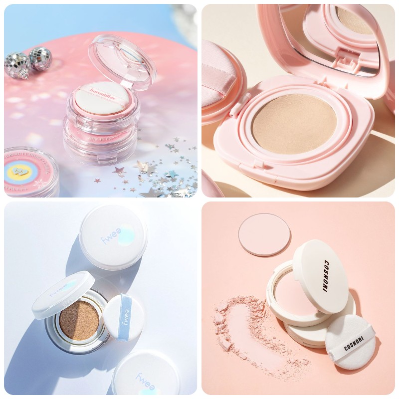 Gia công kem face phấn nhung cho da mềm mại|Evera Cosmetic 16 gia công kem face phấn nhung