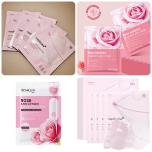 gia công mặt nạ tinh chất hoa hồng