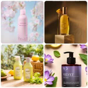 gia công sữa tắm cánh hoa