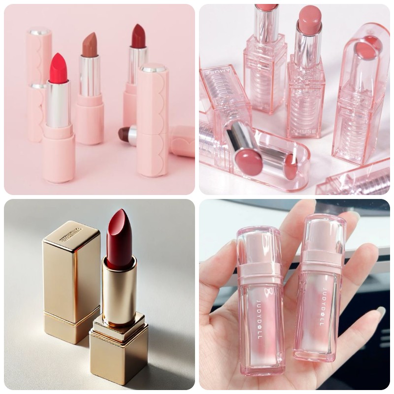Vỏ son thỏi mẫu mã độc đáo: Evera Cosmetic 6 vỏ son thỏi