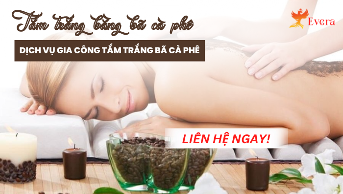 Tắm trắng bằng bã cà phê