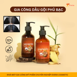 Gia công dầu gội phủ bạc