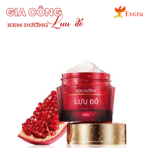 Gia công kem dưỡng lựu đỏ