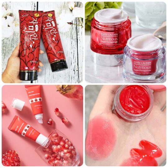 gia công kem dưỡng lựu đỏ