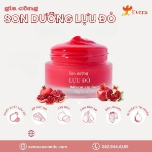 Gia công son dưỡng lựu đỏ