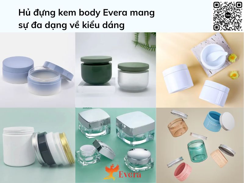 Cung cấp hủ đựng kem body 100g 200g 300g đa dạng mẫu mã