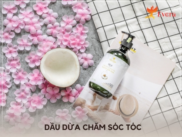 Dầu dừa chăm sóc tóc