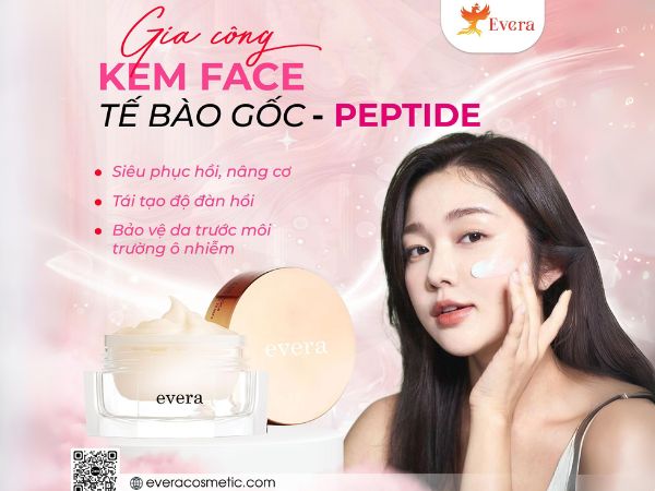 Gia công kem face tế bào gốc - peptide