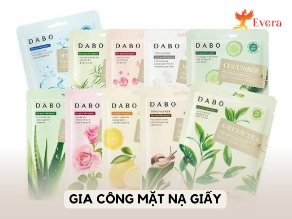 Dịch vụ gia công mặt nạ giấy