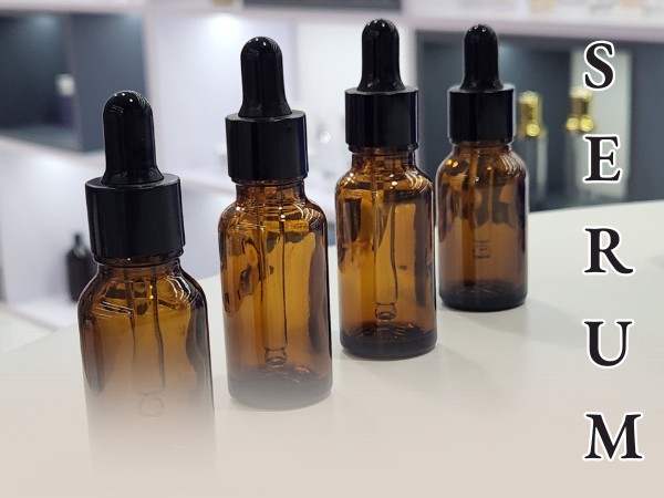 Vỏ chai serum màu nâu