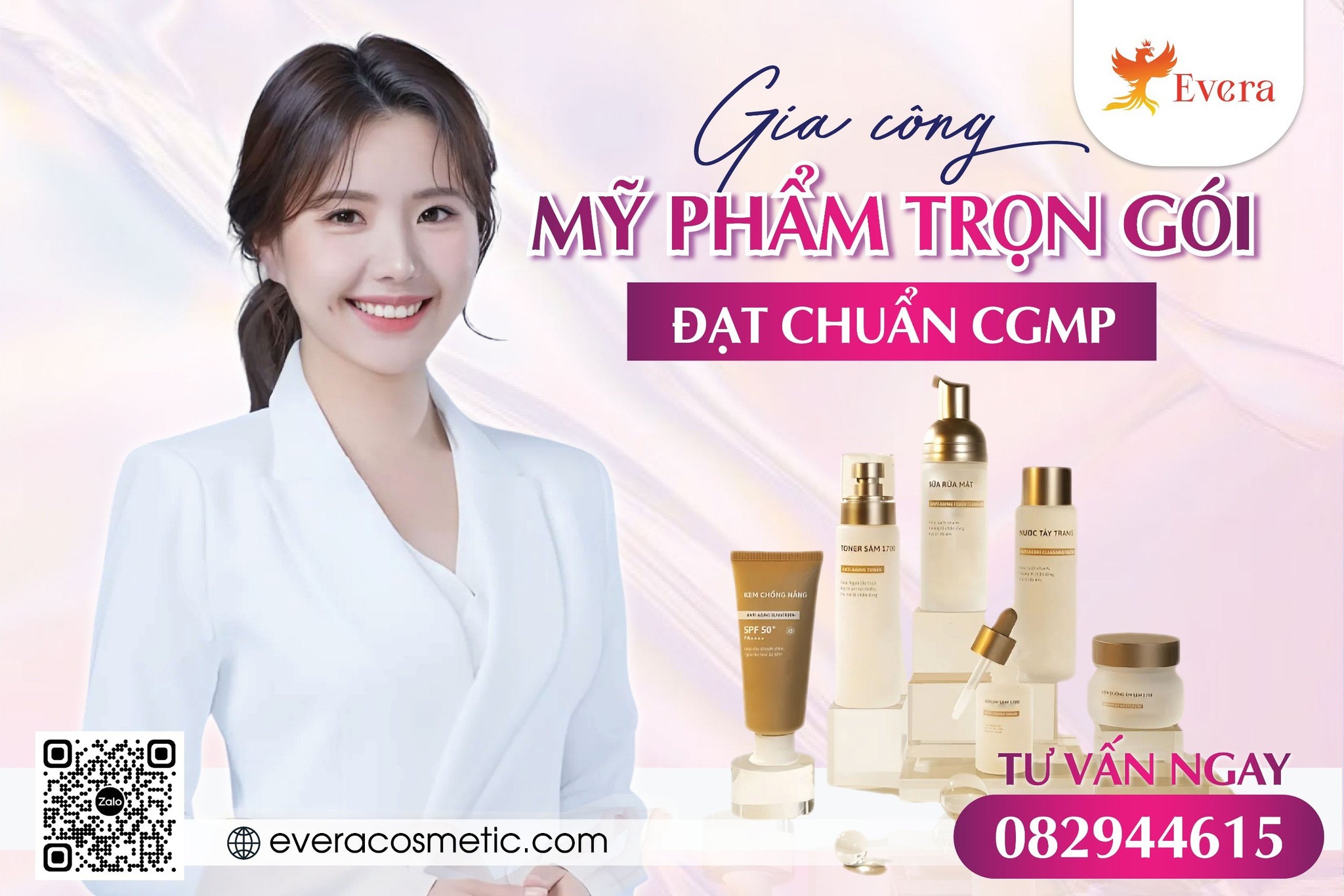 Dịch vụ gia công mỹ phẩm trọn gói tại Everacosmetic