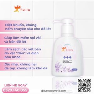 Gia công nước giặt đồ lót: Sạch khuẩn, thơm mát, an toàn