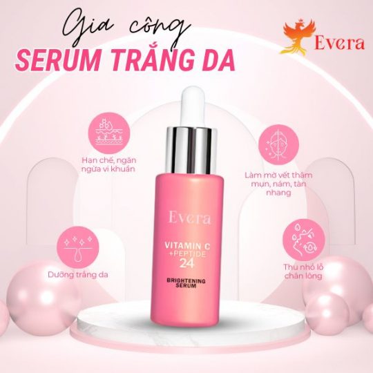 Gia công Serum trắng da cao cấp