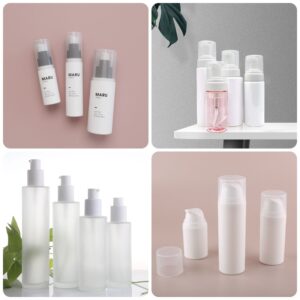 chai nhựa mỹ phẩm airless pump